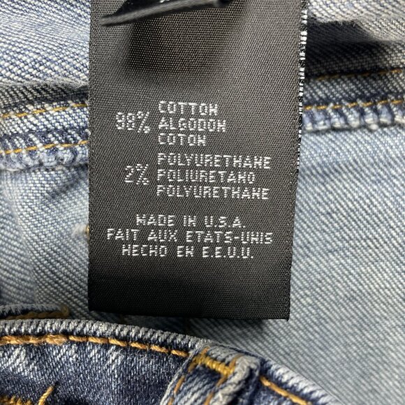 Raw Jeans Womens Size 28 Boot Cut Blue Denim Low Rise Jeans VERY RARE 27x31 USA - Picture 13 of 13